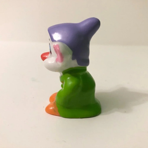 Disney Dopey Dwarf  Figurine Snow White 2.5 Inch Tall Figure Unmarked - Picture 9 of 12